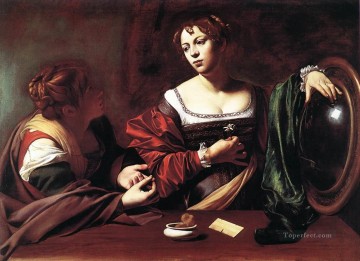 マルタとマグダラのマリア カラヴァッジョ Oil Paintings